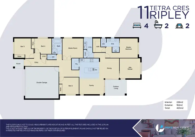 Floorplan of Homely house listing, 11 Tetra Crescent, Ripley QLD 4306