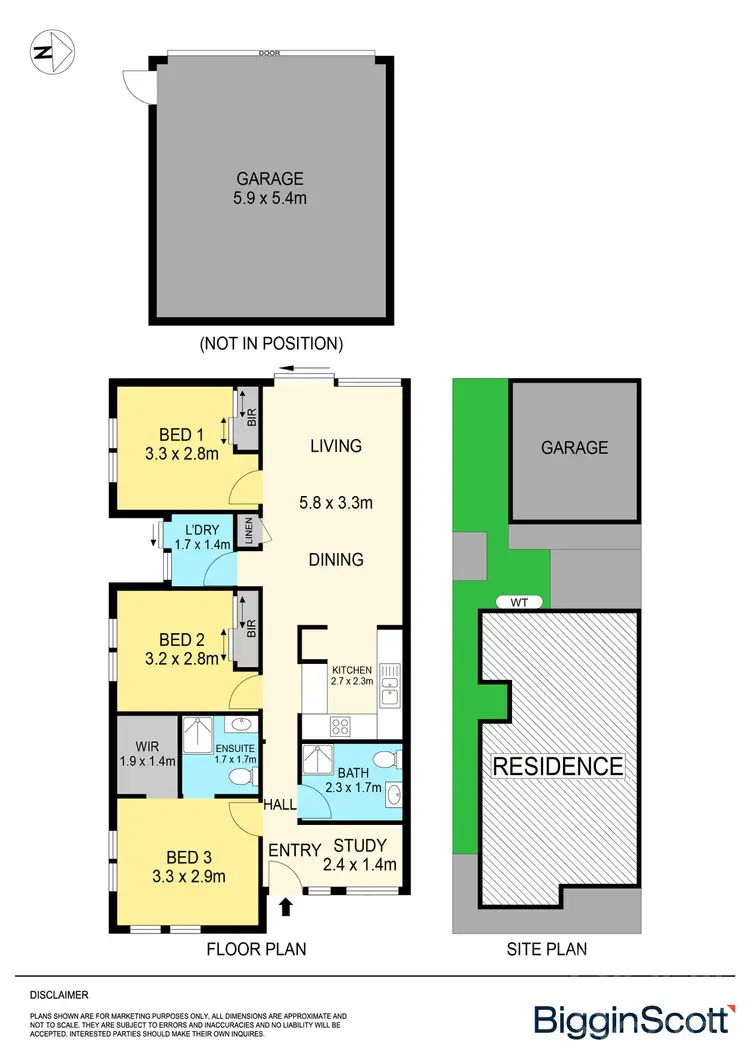 Floorplan of Homely house listing, 5 Zinnia Lane, Bonshaw VIC 3352