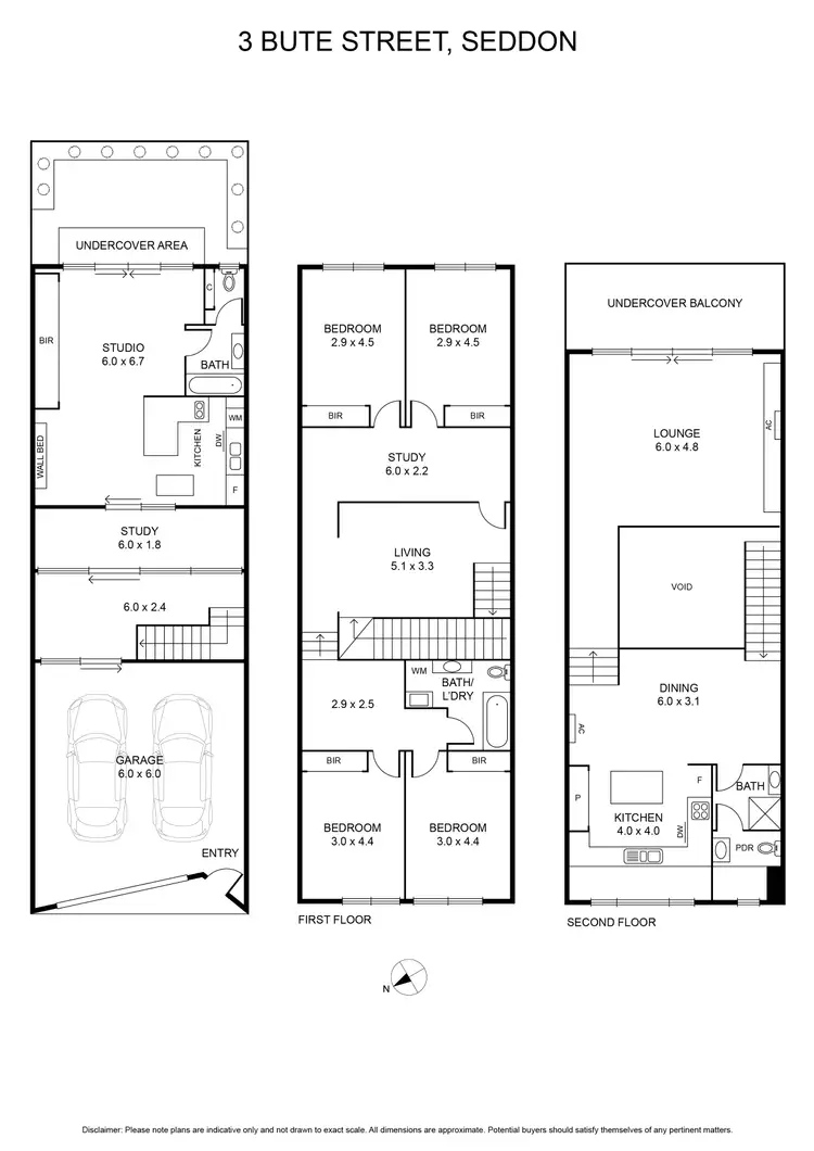 Floorplan of Homely house listing, 3 Bute Street, Seddon VIC 3011