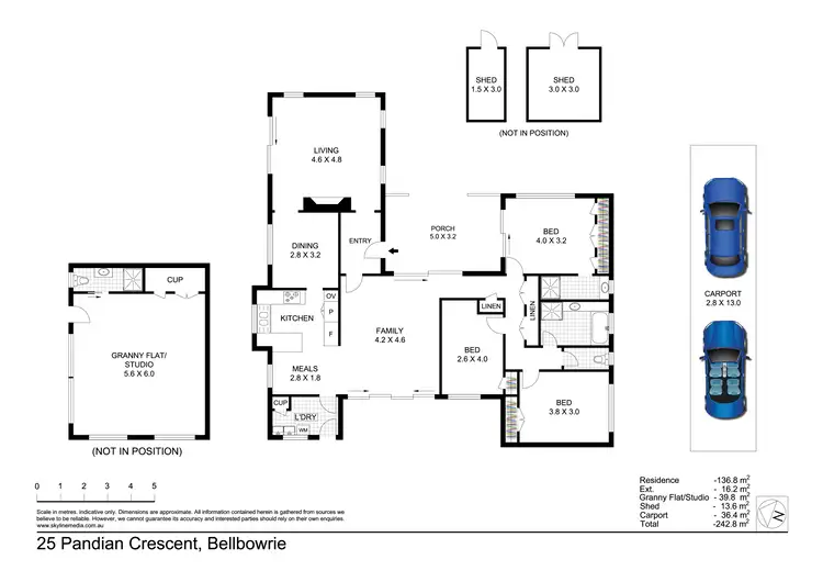 Floorplan of Homely house listing, 25 Pandian Crescent, Bellbowrie QLD 4070
