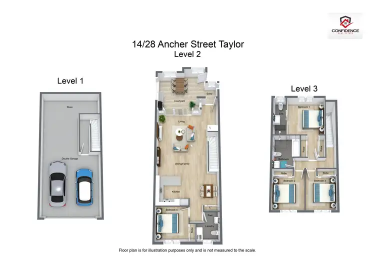 Floorplan of Homely townhouse listing, 28 Ancher Street, Taylor ACT 2913