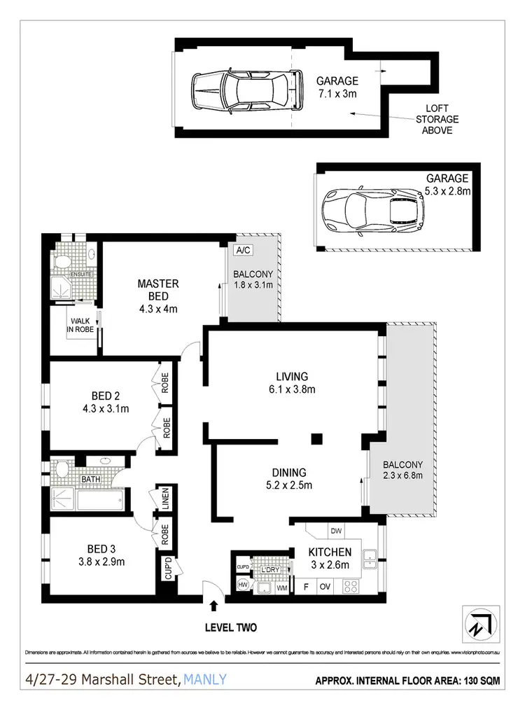 Floorplan of Homely apartment listing, 4/27-29 Marshall Street, Manly NSW 2095