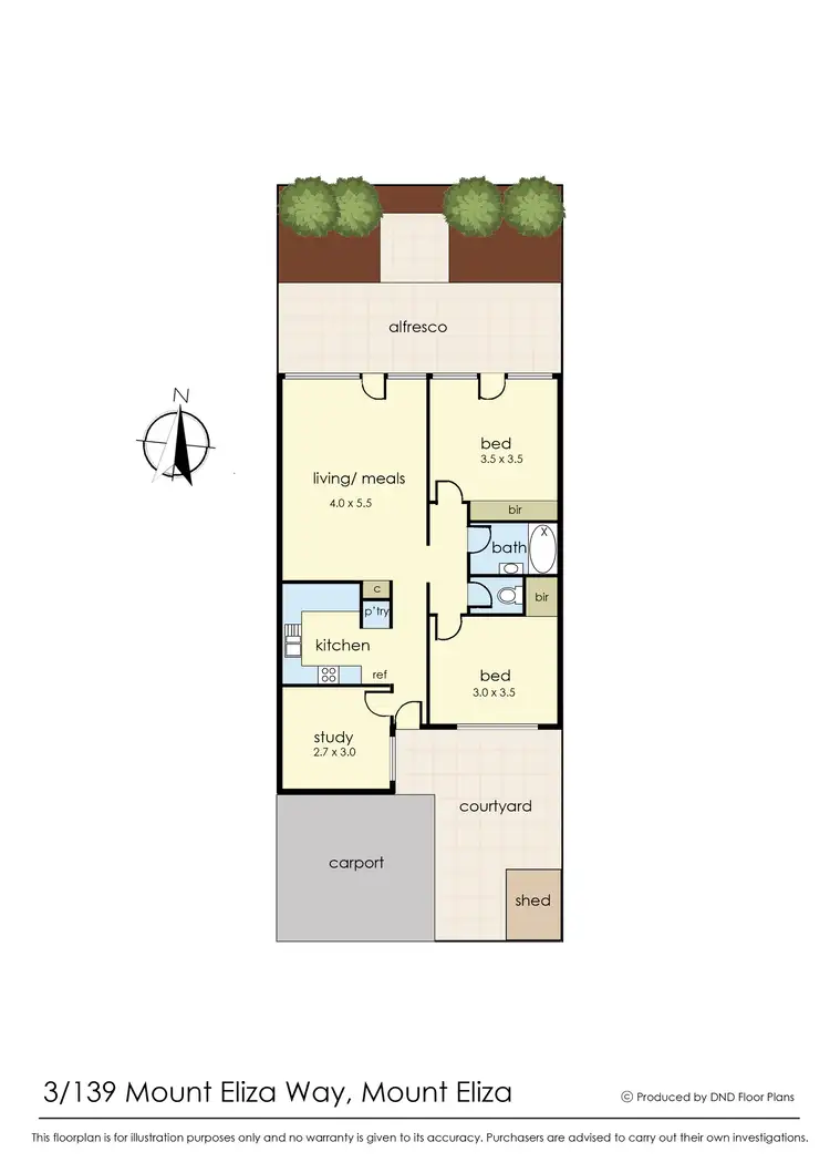 Floorplan of Homely townhouse listing, 3/139 Mount Eliza Way, Mount Eliza VIC 3930