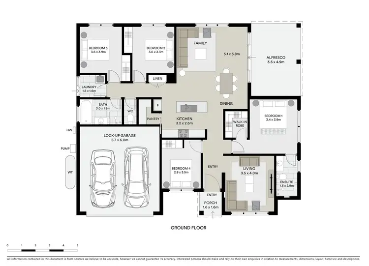 Floorplan of Homely house listing, 12 Whitton Drive, Thurgoona NSW 2640
