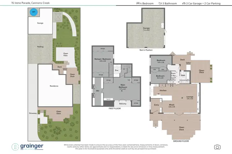 Floorplan of Homely house listing, 15 Irene Parade, Cannons Creek VIC 3977