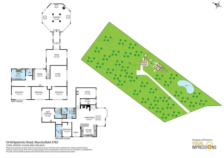 Floorplan of Homely house listing, 54 Kirkpatricks Road, Macclesfield VIC 3782
