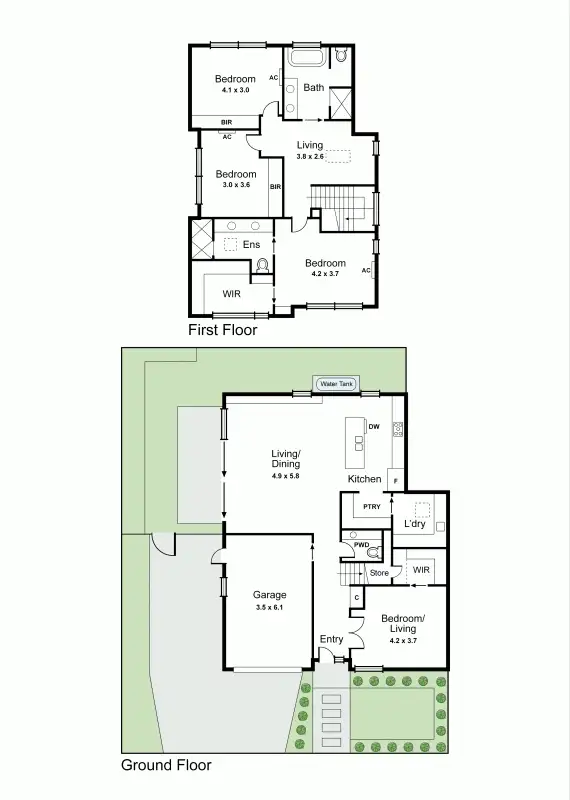 Floorplan of Homely house listing, 8 Culma Street, Glen Huntly VIC 3163