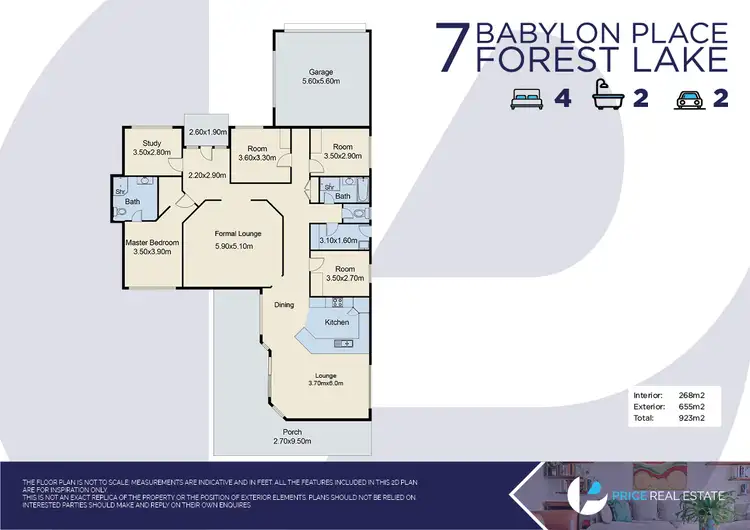 Floorplan of Homely house listing, 7 Babylon Place, Forest Lake QLD 4078