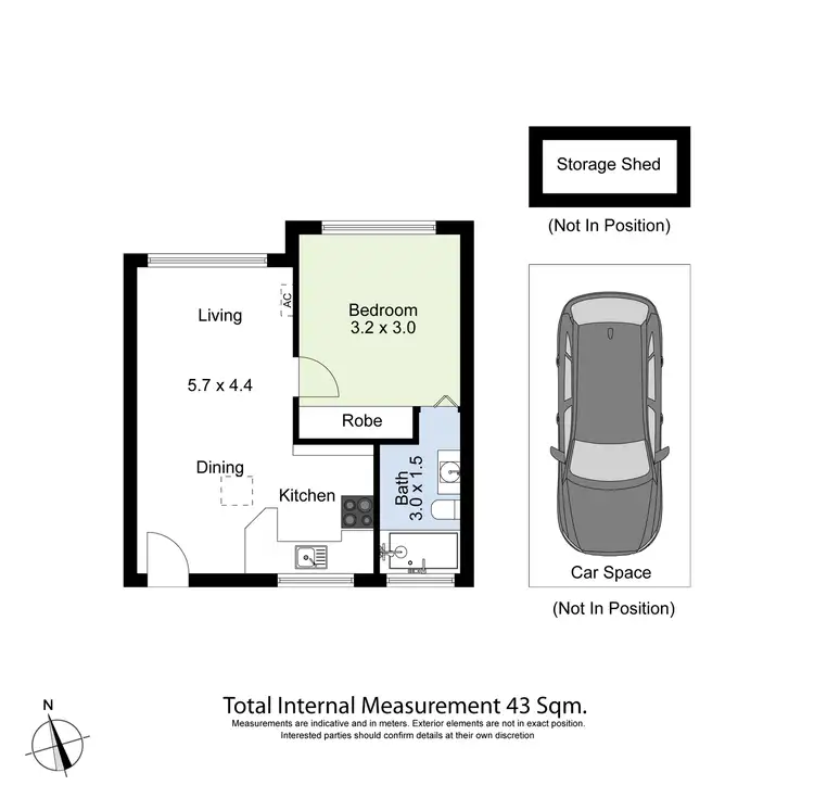 Floorplan of Homely apartment listing, 22/294 Nicholson Street, Seddon VIC 3011