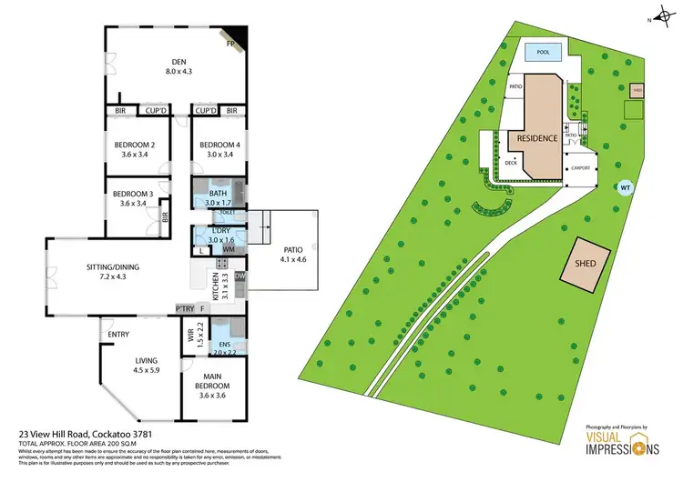 Floorplan of Homely house listing, 23 View Hill Road, Cockatoo VIC 3781