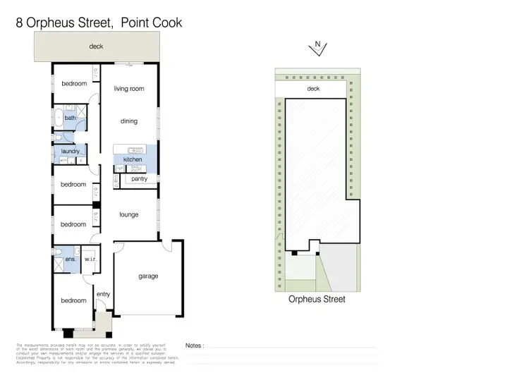 Floorplan of Homely house listing, 8 Orpheus Street, Point Cook VIC 3030