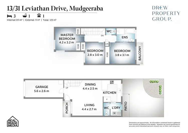 Floorplan of Homely townhouse listing, 13/31 Leviathan Drive, Mudgeeraba QLD 4213