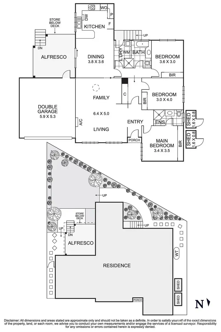 Floorplan of Homely house listing, 2/56 Devon Drive, Doncaster East VIC 3109