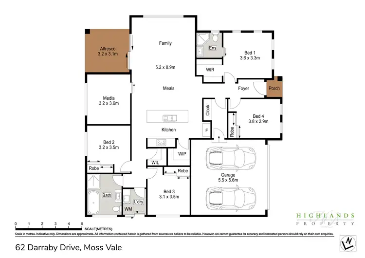 Floorplan of Homely house listing, 62 Darraby Drive, Moss Vale NSW 2577