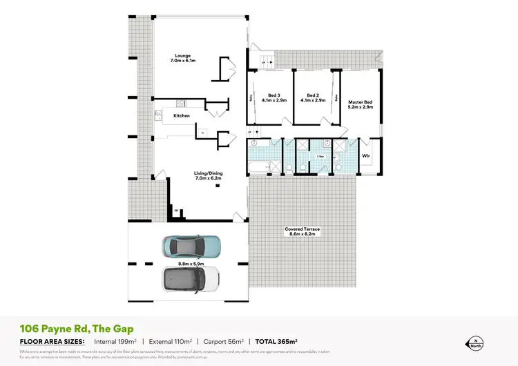 Floorplan of Homely house listing, 106 Payne Road, The Gap QLD 4061