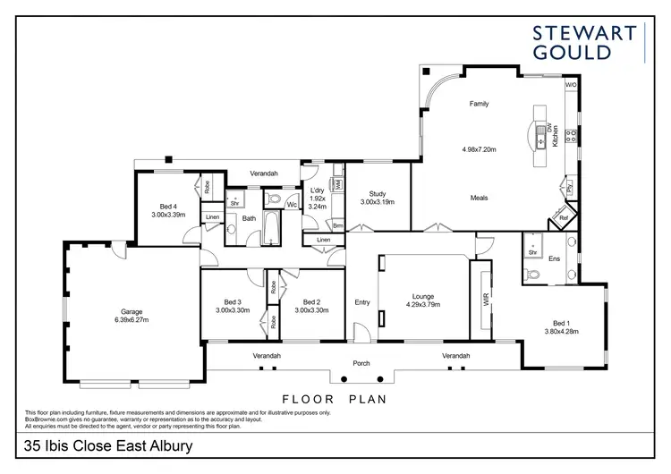 Floorplan of Homely house listing, 35 Ibis Close, East Albury NSW 2640
