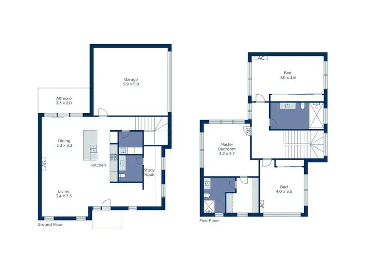 Floorplan of Homely townhouse listing, 1/639 Mountain Highway, Bayswater VIC 3153
