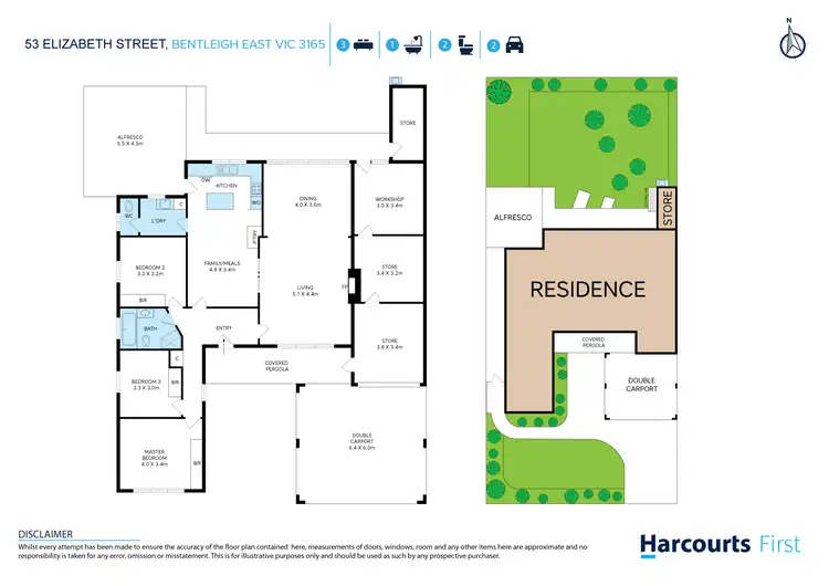 Floorplan of Homely house listing, 53 Elizabeth Street, Bentleigh East VIC 3165