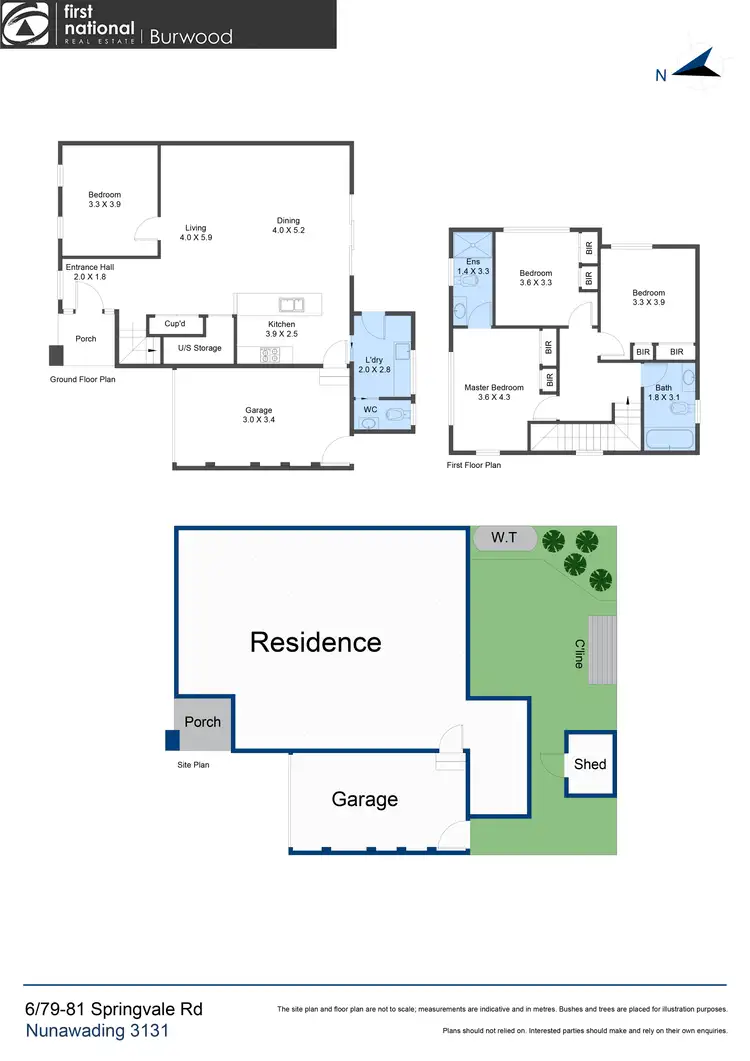 Floorplan of Homely townhouse listing, 6/79-81 Springvale Road, Nunawading VIC 3131