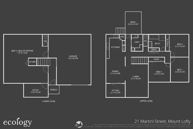 Floorplan of Homely house listing, 21 Martini Street, Mount Lofty QLD 4350