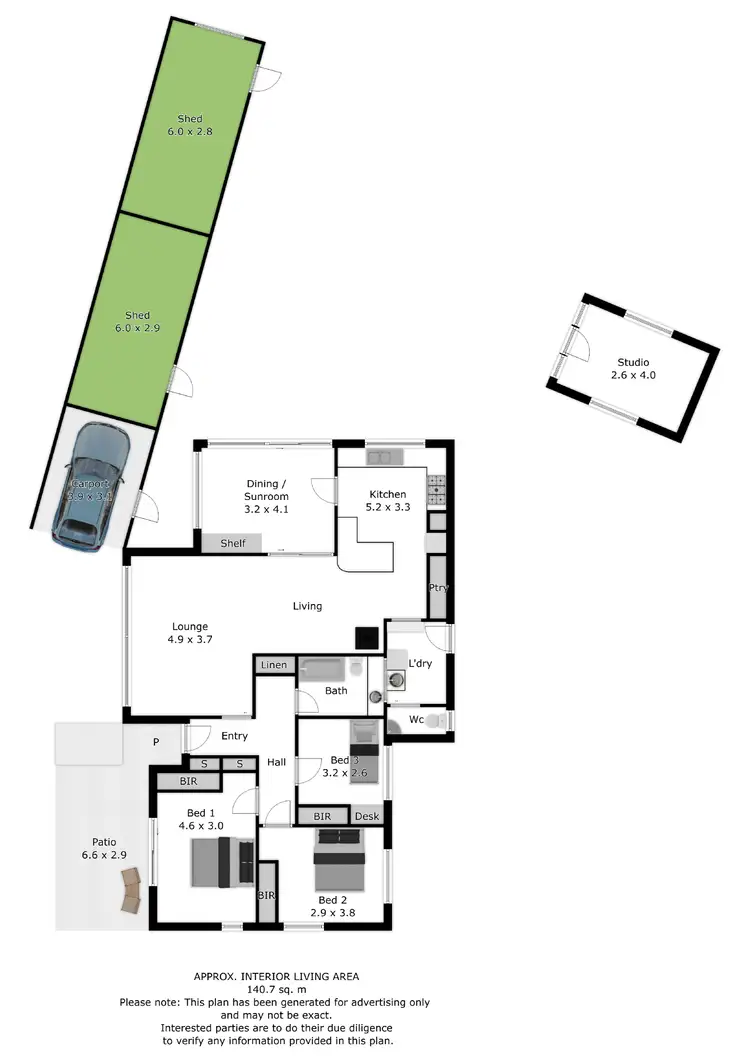 Floorplan of Homely house listing, 6 Hill Street, Mount Beauty VIC 3699