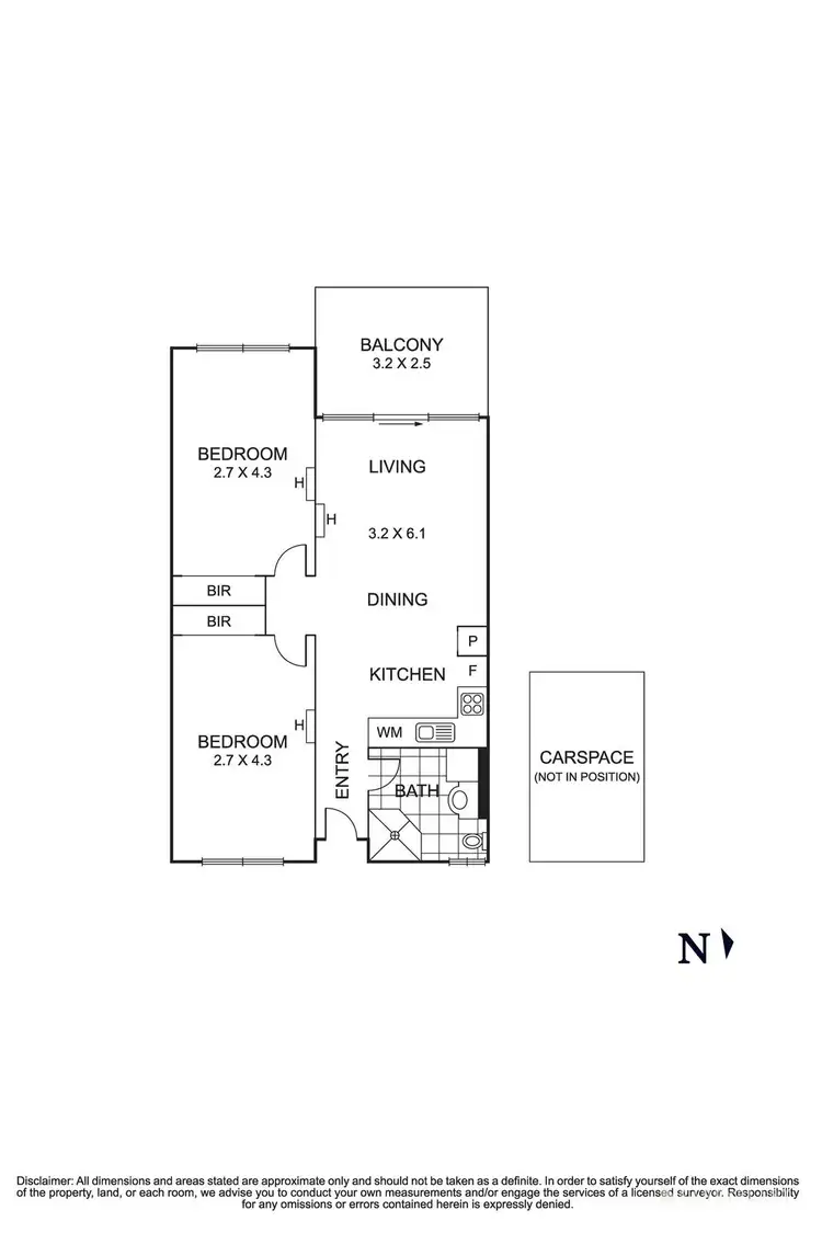 Floorplan of Homely apartment listing, 10/1251 Plenty Road, Bundoora VIC 3083