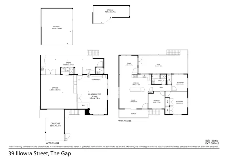 Floorplan of Homely house listing, 39 Illowra Street, The Gap QLD 4061