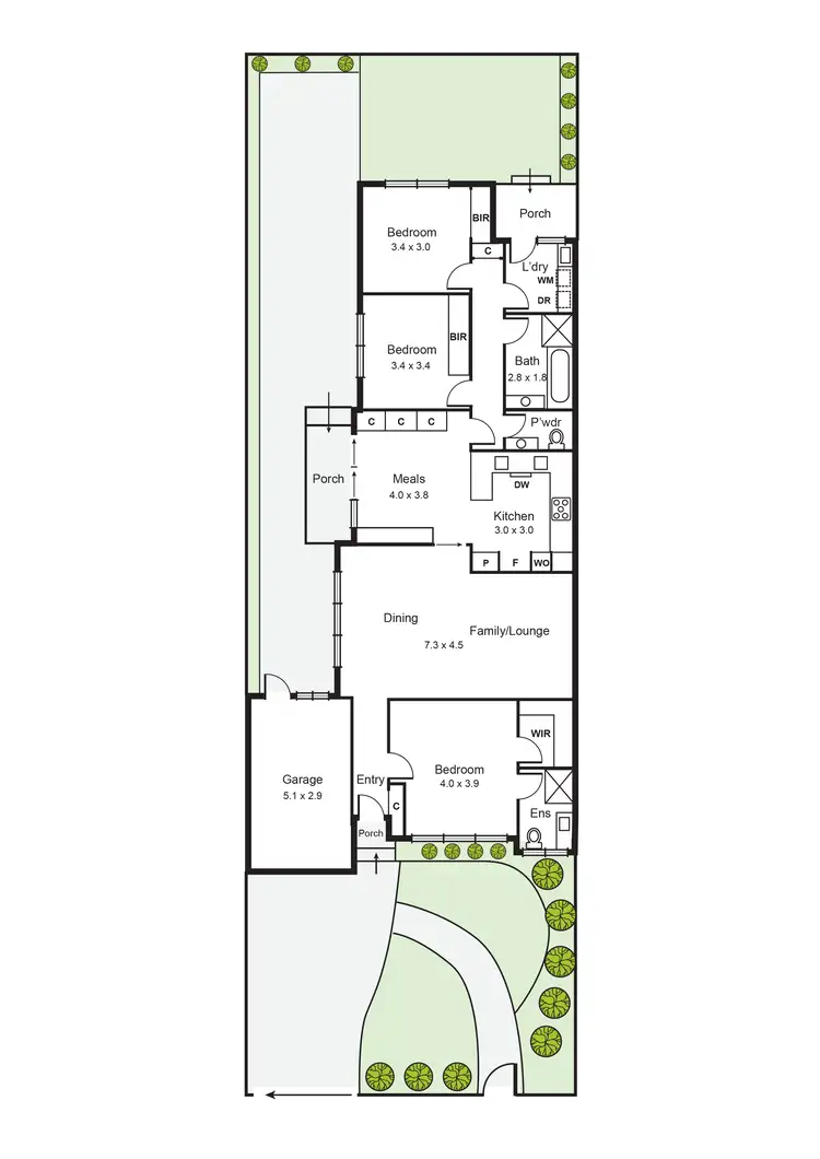Floorplan of Homely house listing, 155 Sycamore Street, Caulfield South VIC 3162