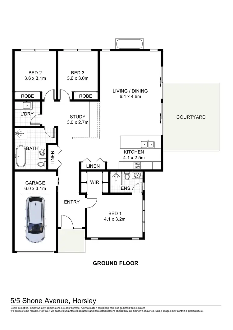 Floorplan of Homely villa listing, 5/5 Shone Avenue, Horsley NSW 2530