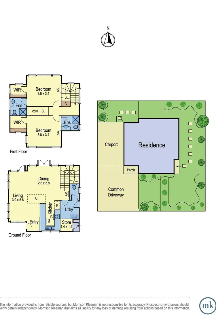 Floorplan of Homely townhouse listing, 4/138 Porter Road, Heidelberg Heights VIC 3081