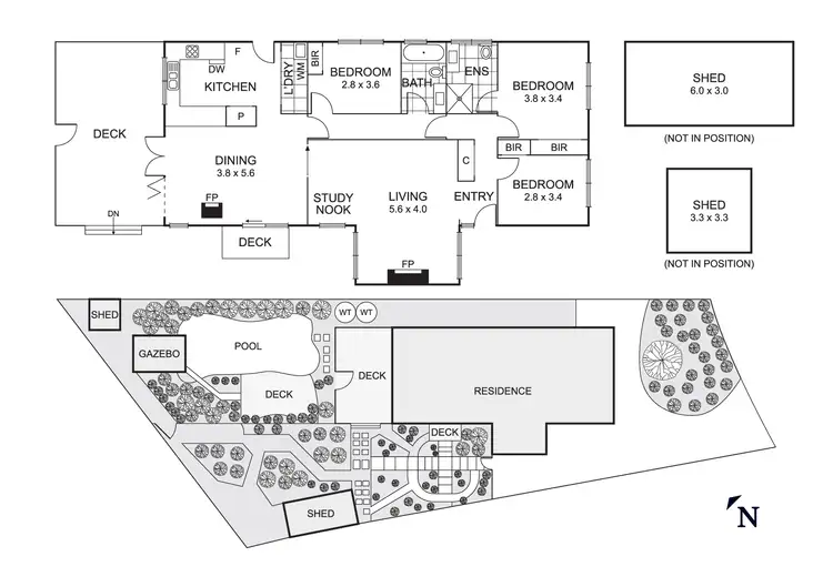 Floorplan of Homely house listing, 2 Casco Place, Dingley Village VIC 3172