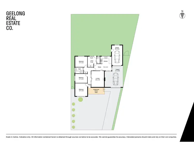 Floorplan of Homely house listing, 36 Bunganowee Drive, Clifton Springs VIC 3222