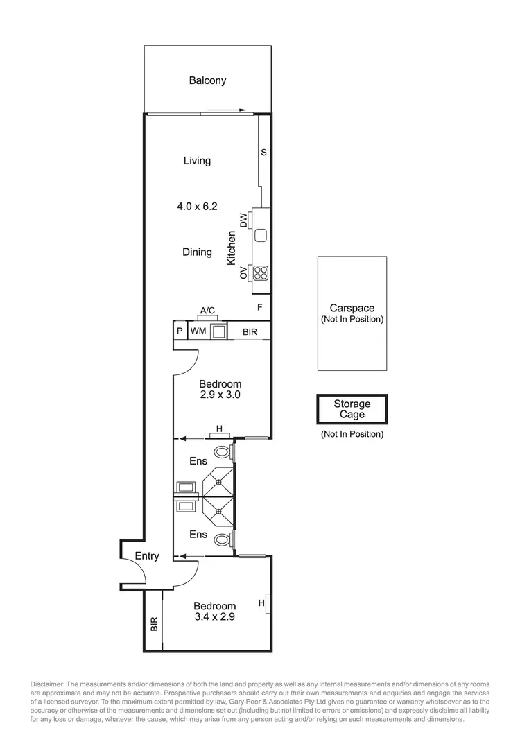 Floorplan of Homely apartment listing, 205/193 Mckinnon Road, Mckinnon VIC 3204