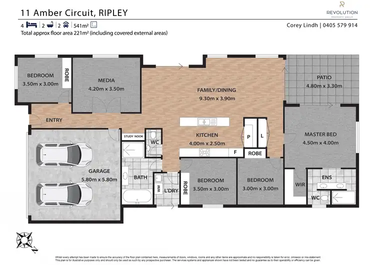 Floorplan of Homely house listing, 11 Amber Circuit, Ripley QLD 4306