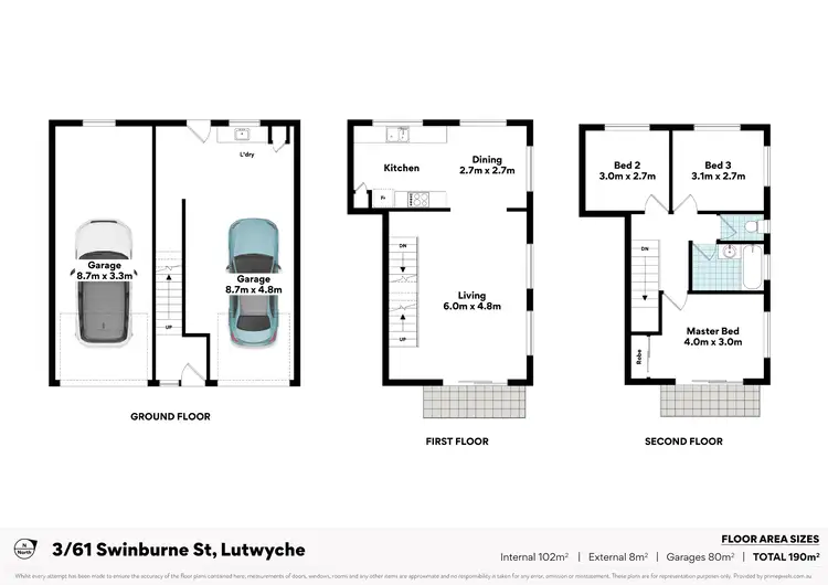 Floorplan of Homely unit listing, 3/61 Swinburne Street, Lutwyche QLD 4030