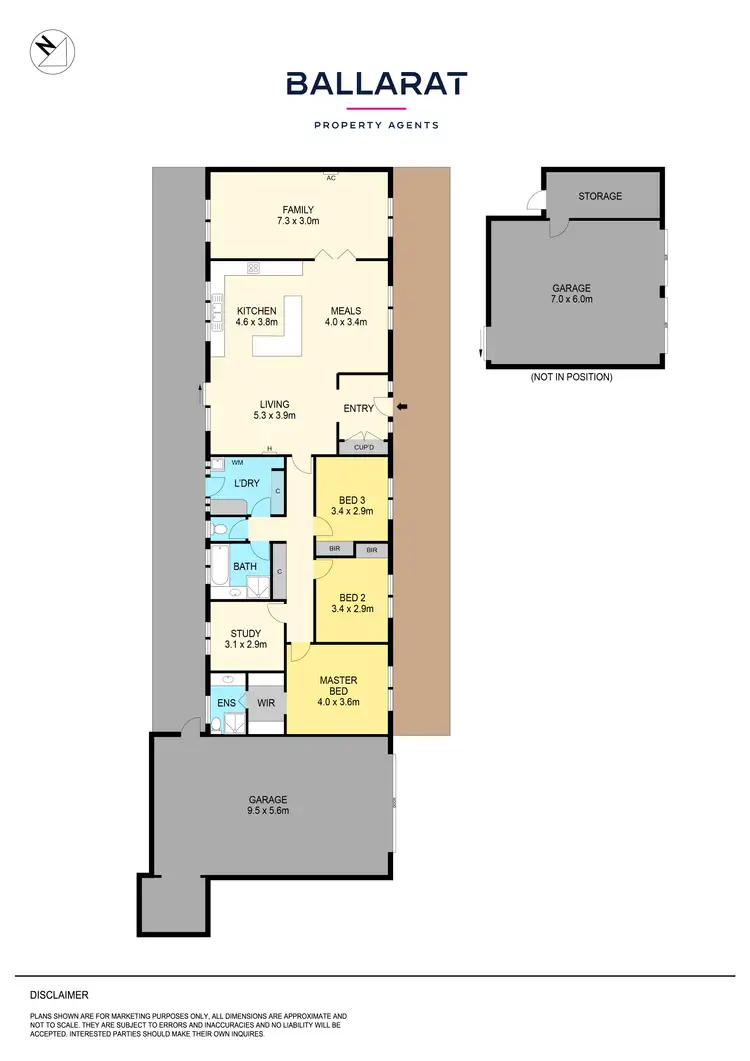 Floorplan of Homely house listing, 11 Forest Street, Buninyong VIC 3357