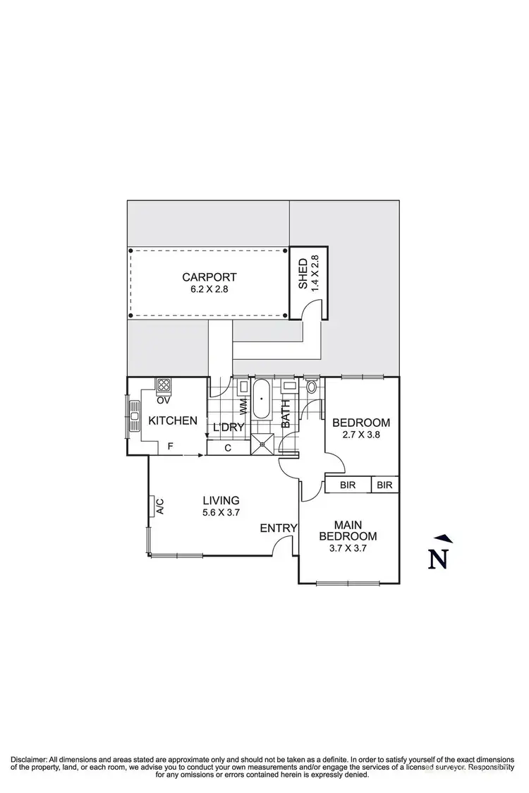 Floorplan of Homely unit listing, 1/15 Sydney Road, Bayswater VIC 3153