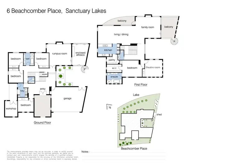 Floorplan of Homely house listing, 6 Beachcomber Place, Sanctuary Lakes VIC 3030