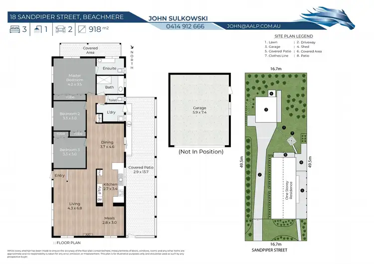 Floorplan of Homely house listing, 18 Sandpiper Street, Beachmere QLD 4510