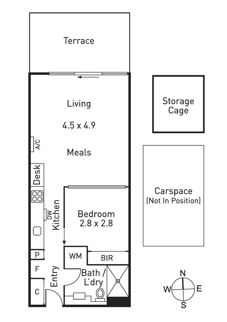 Floorplan of Homely apartment listing, 320/15 Clifton Street, Prahran VIC 3181