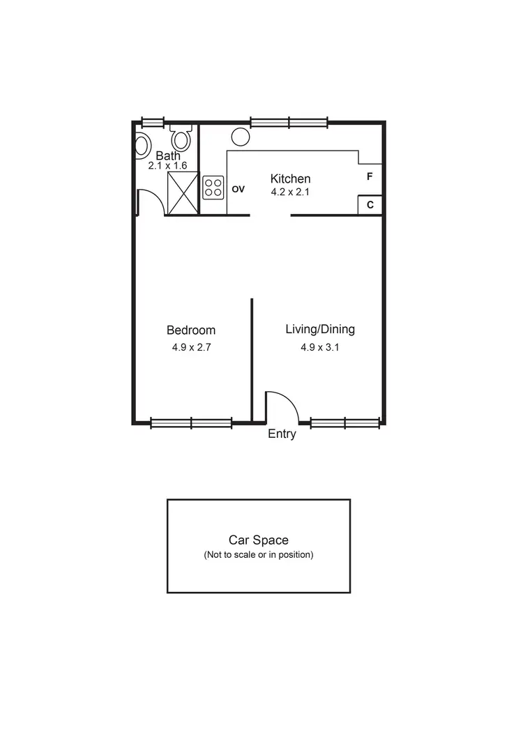 Floorplan of Homely apartment listing, 8/9 Poplar Grove, Carnegie VIC 3163