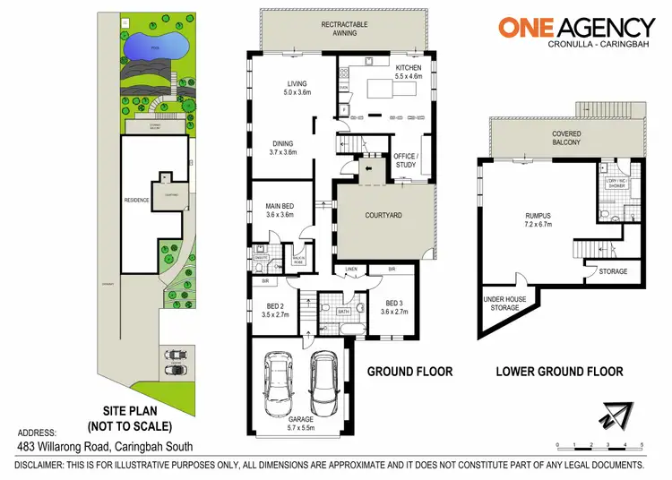 Floorplan of Homely house listing, 483 Willarong Road, Caringbah South NSW 2229