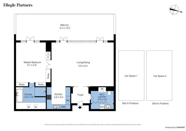 Floorplan of Homely apartment listing, 808/201 Collins Street, Melbourne VIC 3000