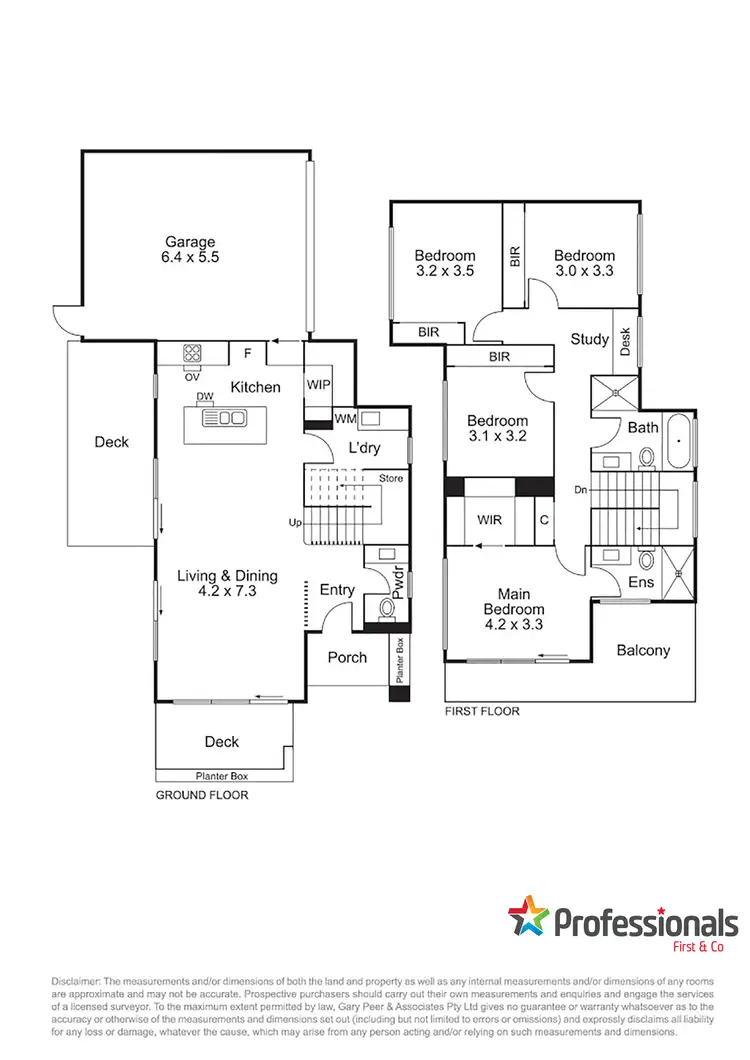 Floorplan of Homely townhouse listing, 1/12 Crosbie Road, Murrumbeena VIC 3163