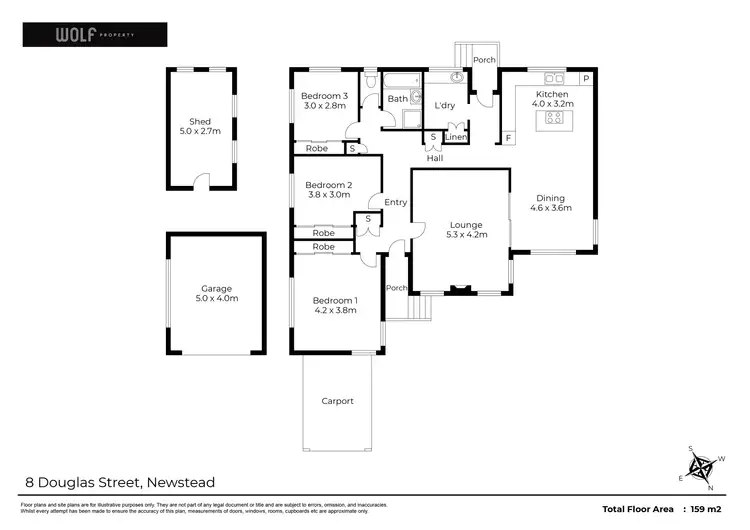 Floorplan of Homely house listing, 8 Douglas Street, Newstead TAS 7250