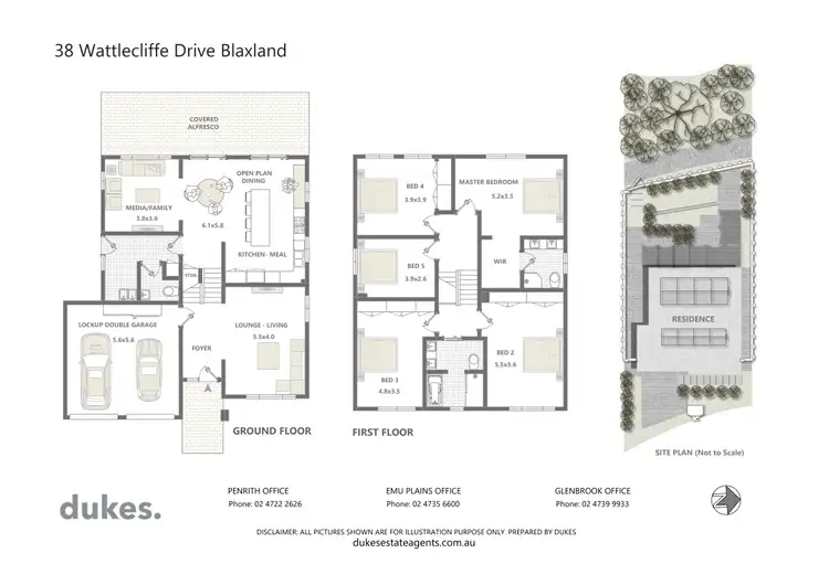Floorplan of Homely house listing, 38 Wattlecliffe Drive, Blaxland NSW 2774