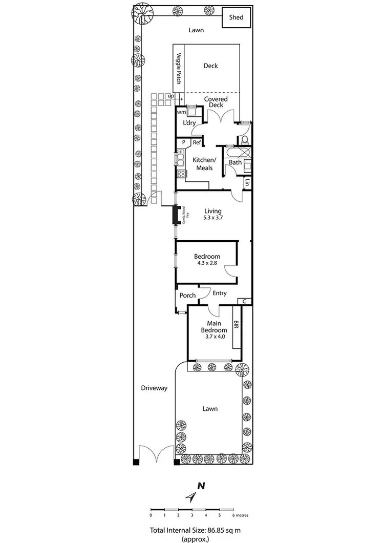 Floorplan of Homely house listing, 36 Newham Grove, Ormond VIC 3204