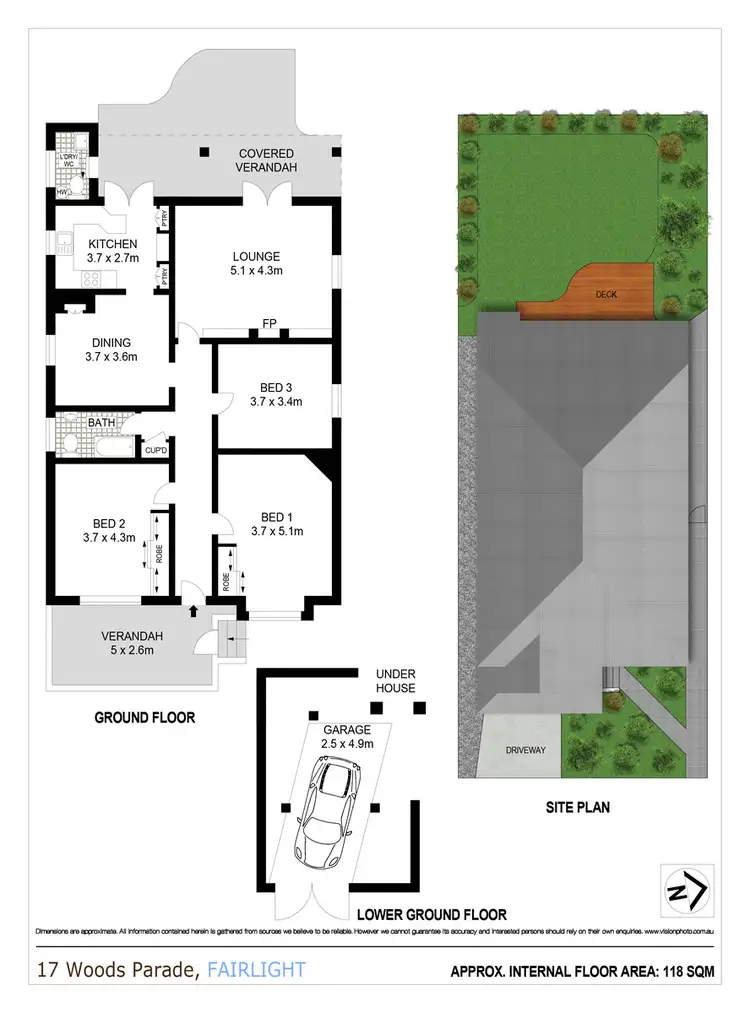 Floorplan of Homely house listing, 17 Woods Parade, Fairlight NSW 2094
