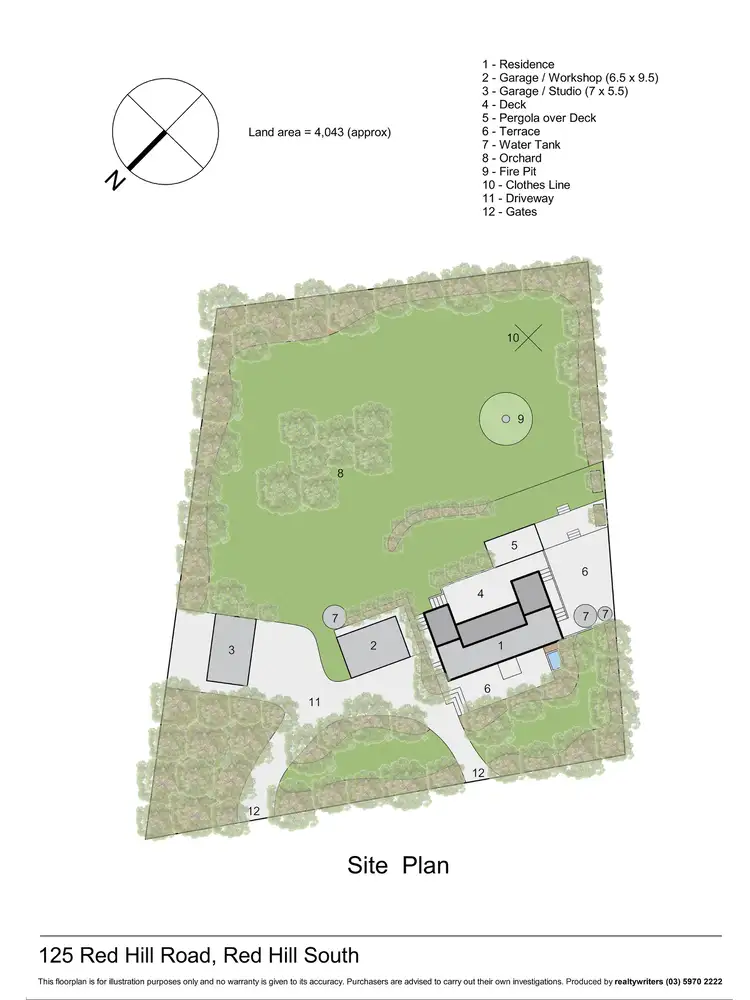Floorplan of Homely house listing, 125 Red Hill Road, Red Hill South VIC 3937