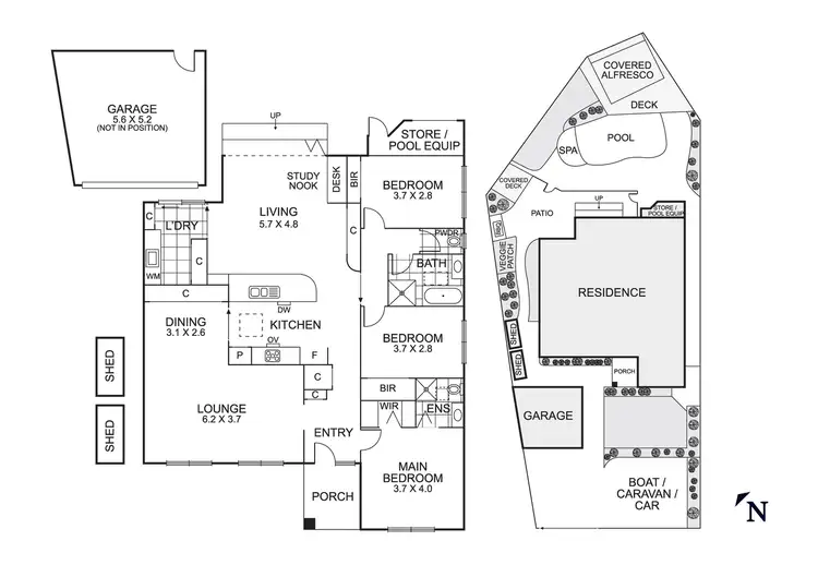 Floorplan of Homely house listing, 39 Village Drive, Dingley Village VIC 3172